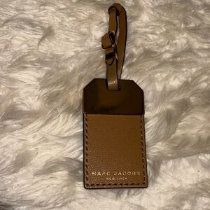 Marc Jacobs Tan Leather Bag Tag